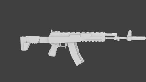 AK12 Lowpoly preview image